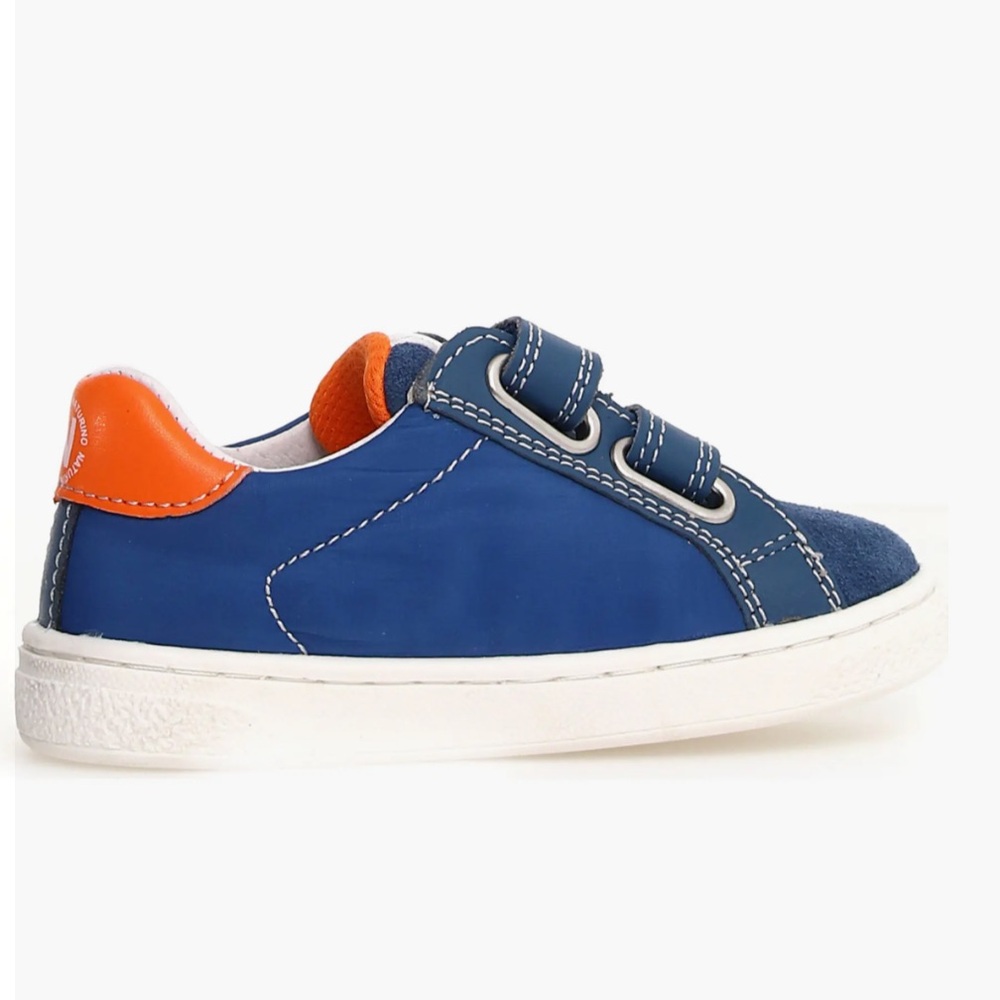 NWT NATURINO PINN Sneaker in Azure-White-Orange - Picture 3 of 13